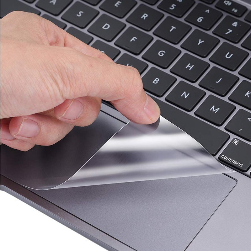 imComor [2PCS] TrackPad Protector Skin for 2023-2020 MacBook Pro 13 Inch M2 A2338 M1 A2289 A2251 Track Pad Cover Skin for 2023 MacBook Pro 13 A2338 A2289 A2251 with Touch Bar Touch ID Laptop Accessories,Clear - Image 1